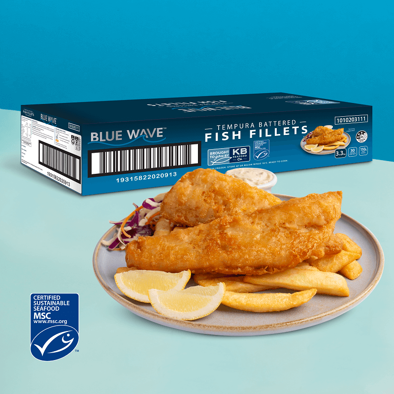 Blue Wave Panko Tempura Battered Fish Fillets