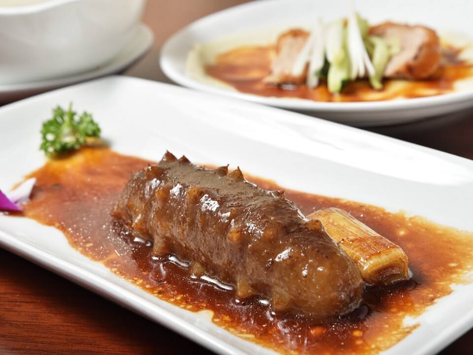 Braised sea cucumber