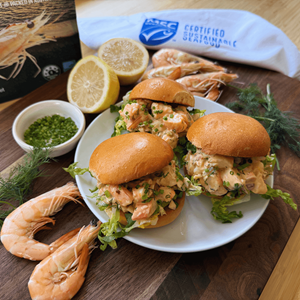 Christmas Prawn Rolls by Brendan Pang