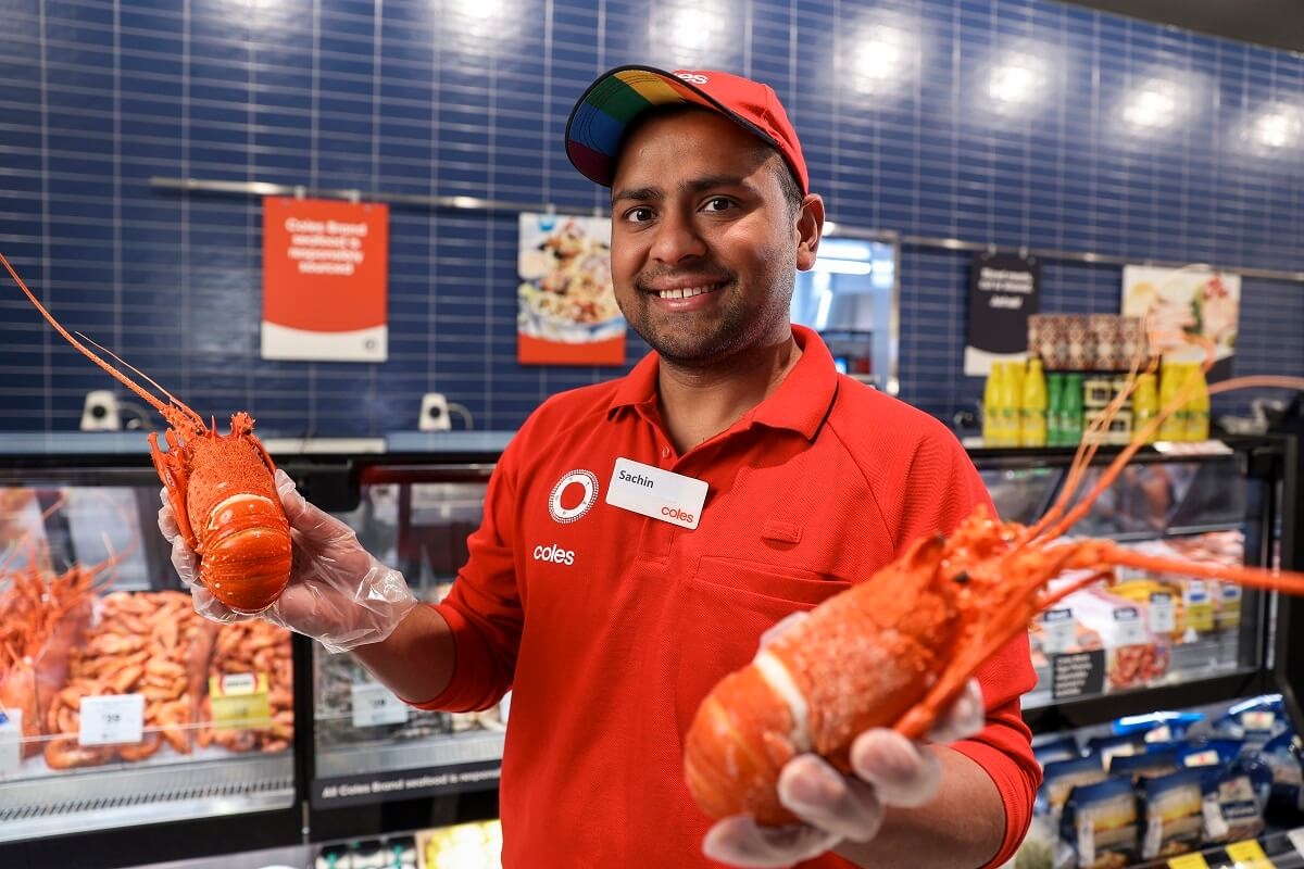 Coles deli team member