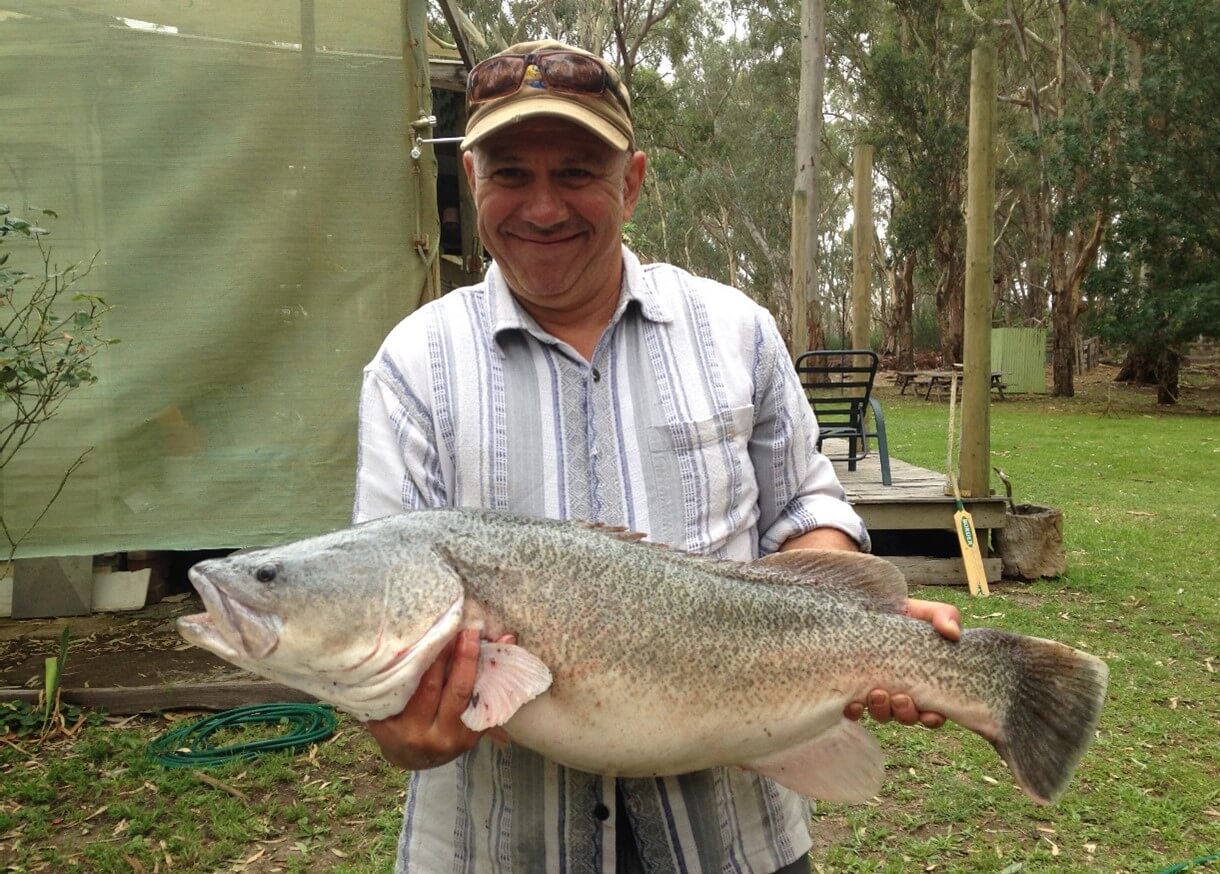 Manni with a large fish