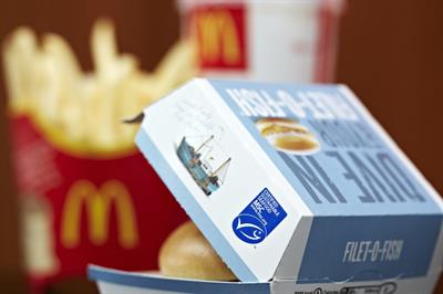 McDonalds Filet-O-Fish McDonalds Filet-O-Fish in Europe uses MSC certified sustainable NZ hoki