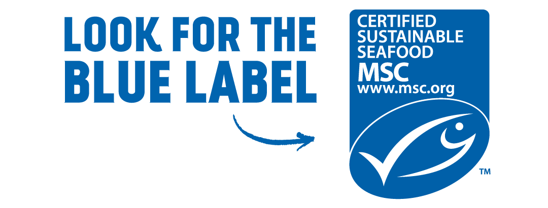 Look for the MSC blue label
