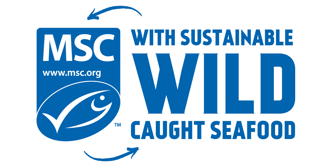 Wild-caught sustainable seafood