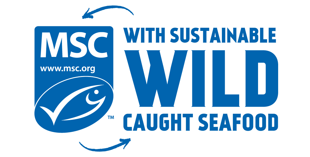 Wild-caught sustainable seafood