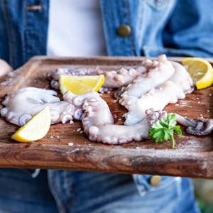 Spanish-Style Octopus with Smoky Chickpeas & Greens