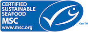 MSC blue fish tick label