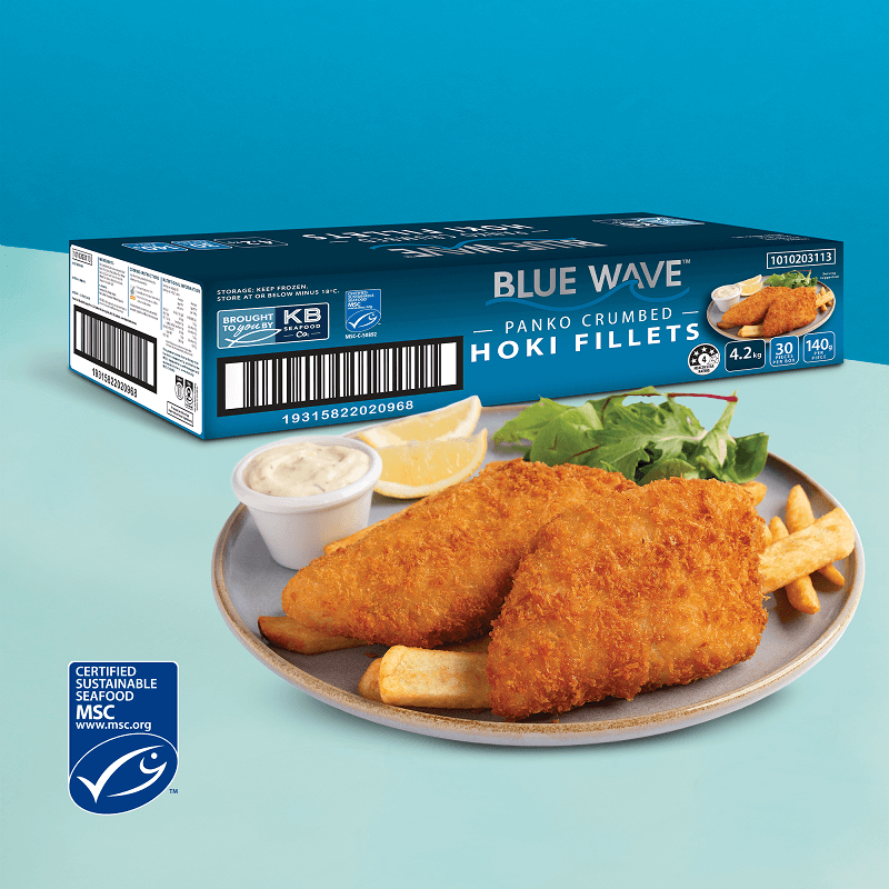 Pank Crumbed Hoki Fillets 4.2 kg