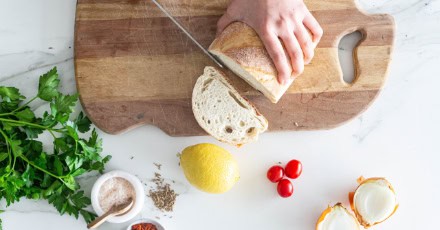 Grillet Hoki med Taramasalata - Trin 1