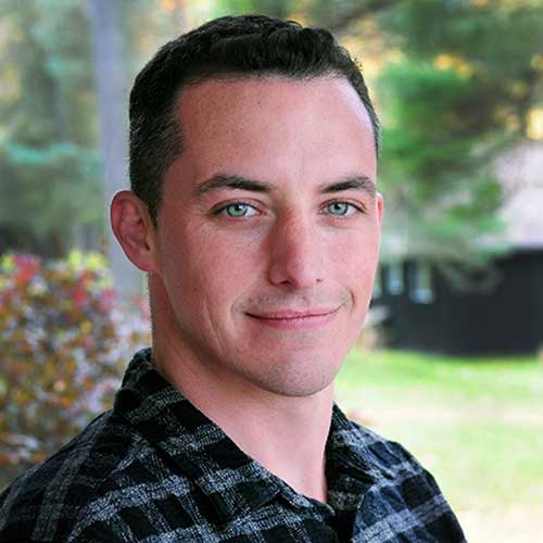 Young man wearing checked shirt