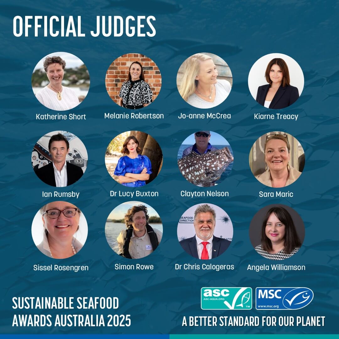 Sustainable Seafood Awards Australia Judges