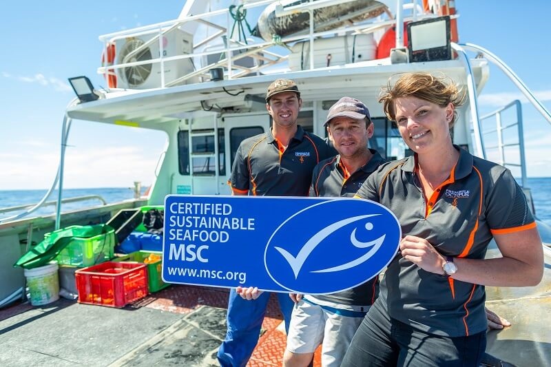 The Fremantle Octopus team with the MSC