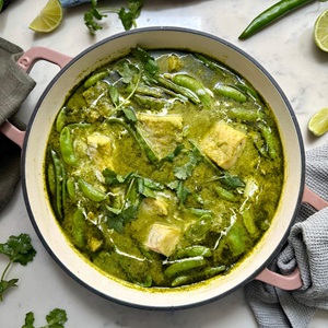 Wild Thai green fish curry