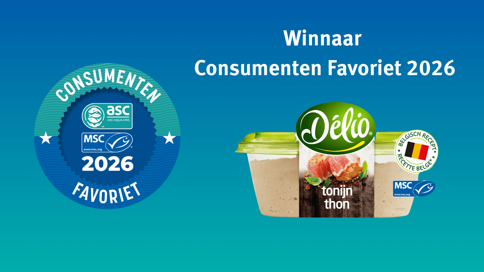 Website banner Consumenten favoriet winnaar 2026