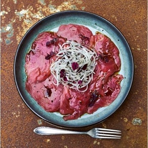 Carpaccio van tonijn met ponzu saus