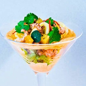 Cocktail de crevettes "Al Pastor"