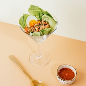 Garnalencocktail met tomatenjus & graanmosterd