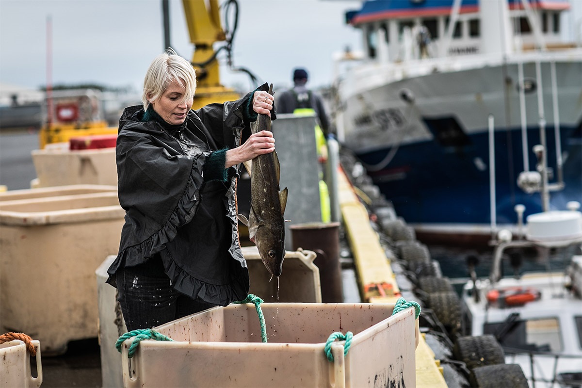 Dagný Rós au poisson