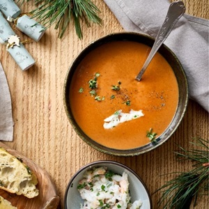 Soupe de langoustines sans déchets