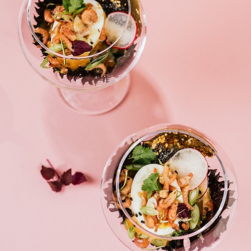 Garnalencocktail op z'n Japans