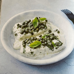 Zeewolf met kappertjes en basilicum