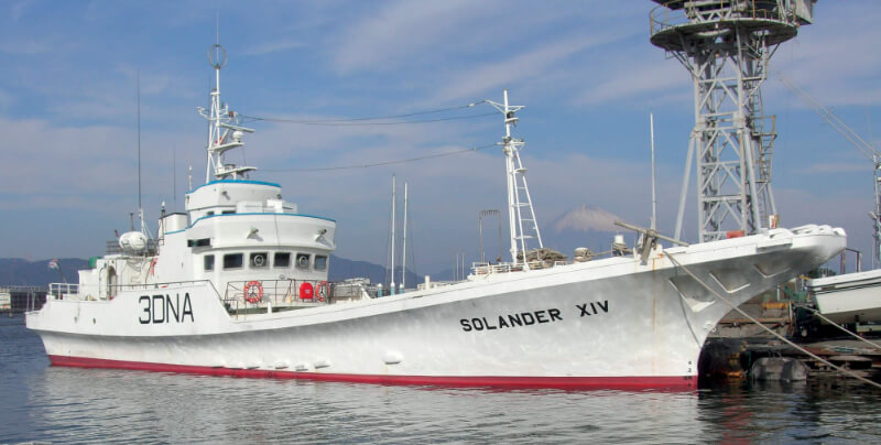 fiji tuna fishery boat in harbour