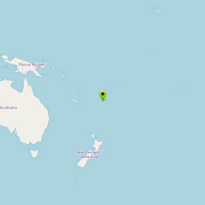Fiji longline tuna fishery location map