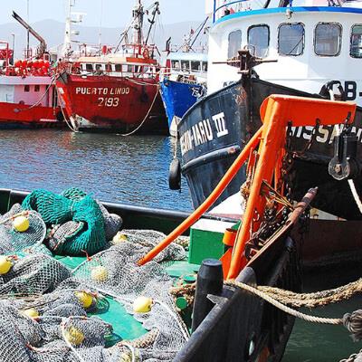 squat-lobster-fishing-boat Scheinhummer-Kutter im Hafen