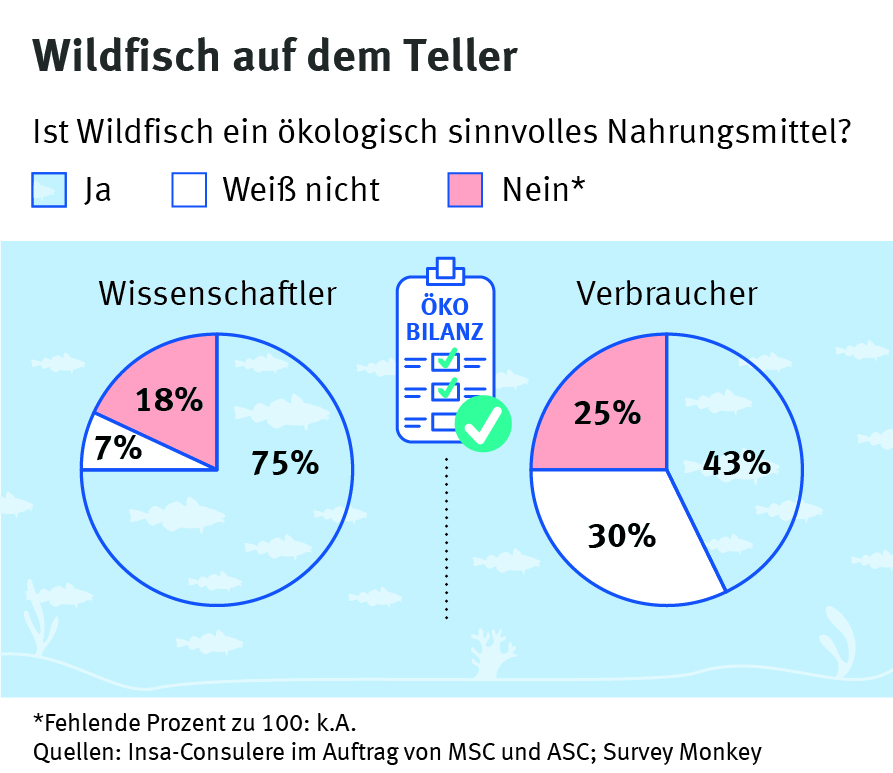 Infografik: Ist Wildfisch ein ökologisch sinnvolles Nahrungsmittel?