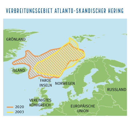 Verbreitungsgebiet von AS Hering