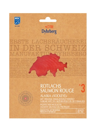 Produktfoto des Pazifischen Wildlachs der Schweizer Marke Dhyrberg