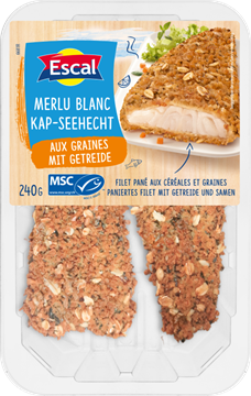 Produktfoto Merlu Blank Kap-Seehecht der Marke Escal - link