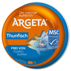 Produktfoto des Thunfisch-Aufstrichs der Schweizer Marke Argeta - link