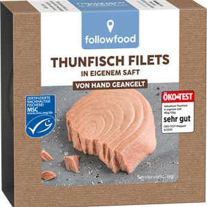 Thunfisch Filets in eigenem Saft 185g