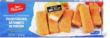 Produktfoto Fischstäbchen der Migros-Eigenmarke Pelican - link