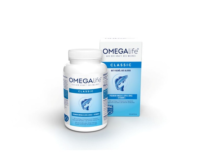 Produktfoto der Omega-3-Kapseln von OMEGAlife