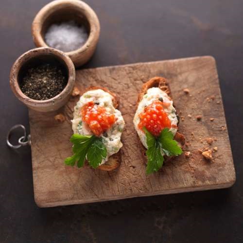 Thunfischcrème mit Kapern und Tomatenkernen: Salsa Tonnata