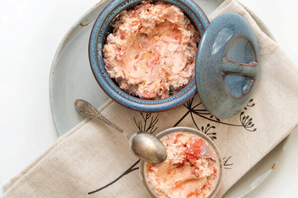 Lachs-Rillettes Räucherlachs Dip