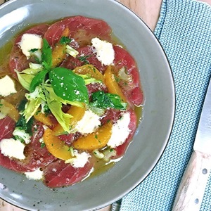 Sardisches Thunfisch Carpaccio