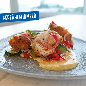 Sesam-Backfisch mit Asiadip