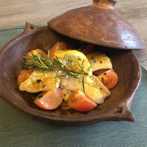 Tajine kabeljauwfilet