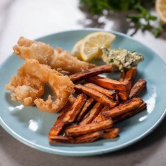 fish and chips di zucca fish and chips di zucca