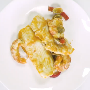 Merluza a la marinera