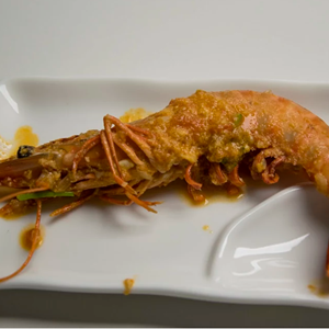 Chili crab de langostinos