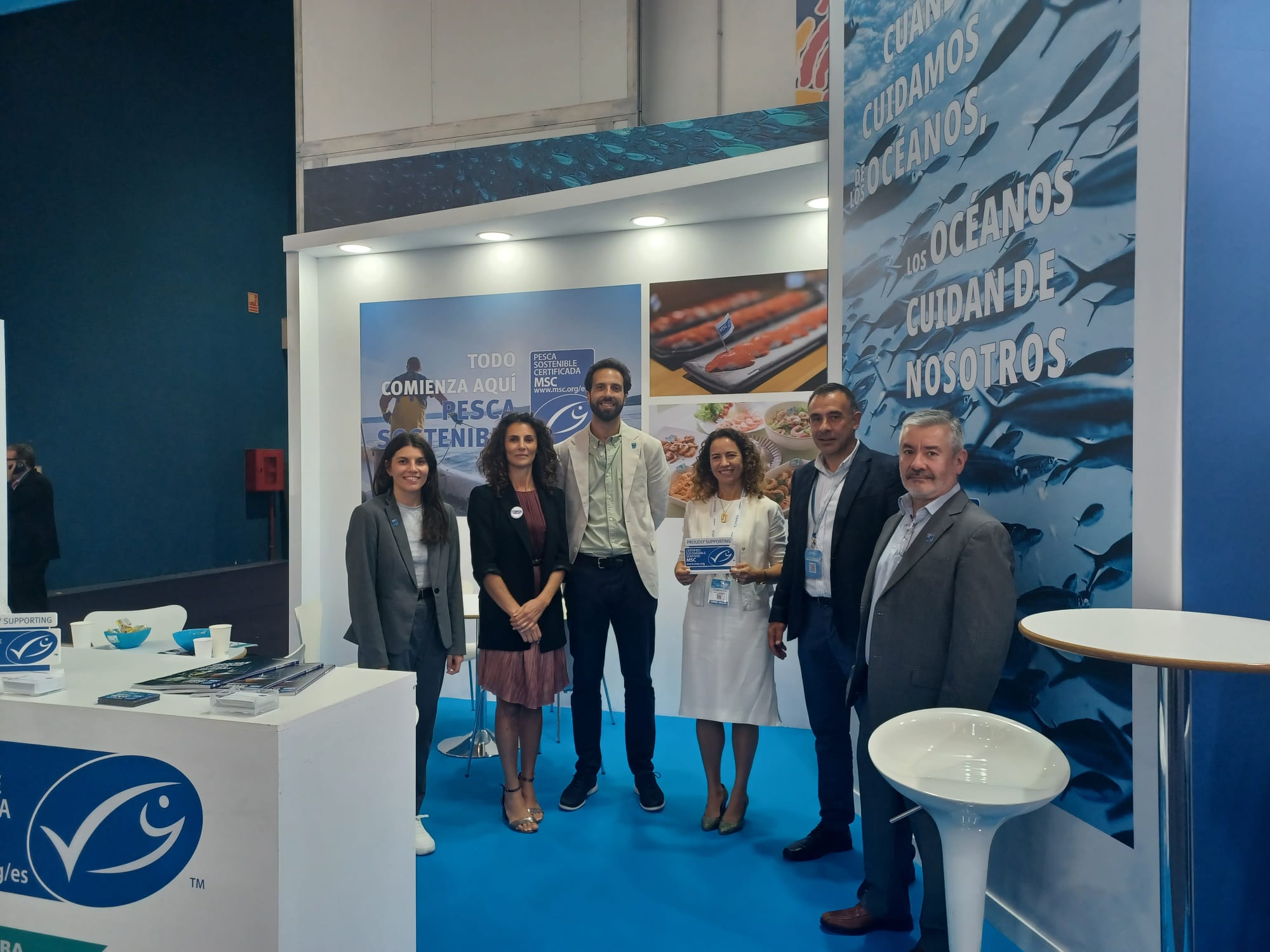 La oficina de España y Portugal de Marine Stewardship Council (MSC) en CONXEMAR 2023.