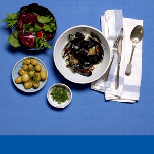 Mejillones nórdicos cremosos