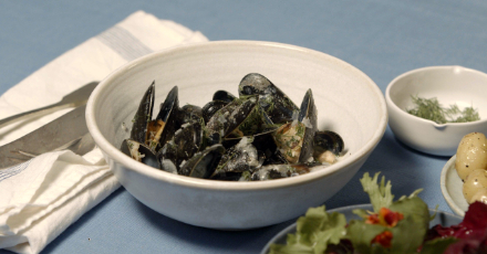 Mejillones nórdicos cremosos