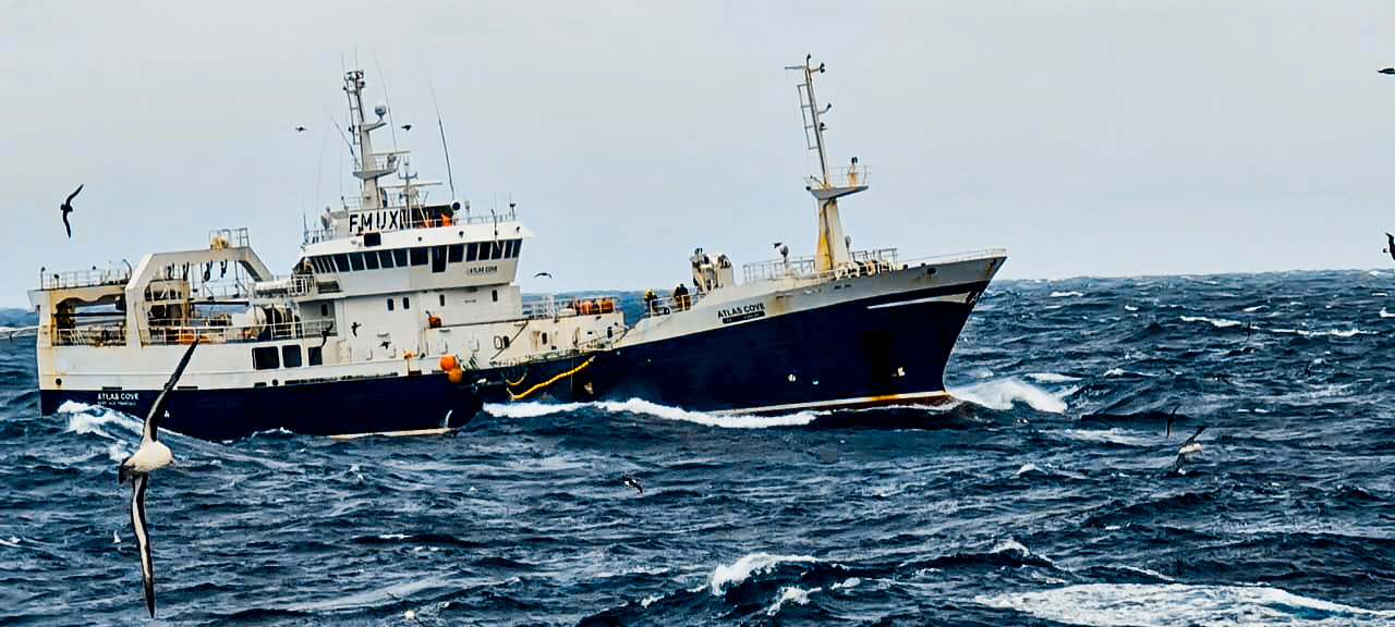 navire Atlas Cove en pleine mer