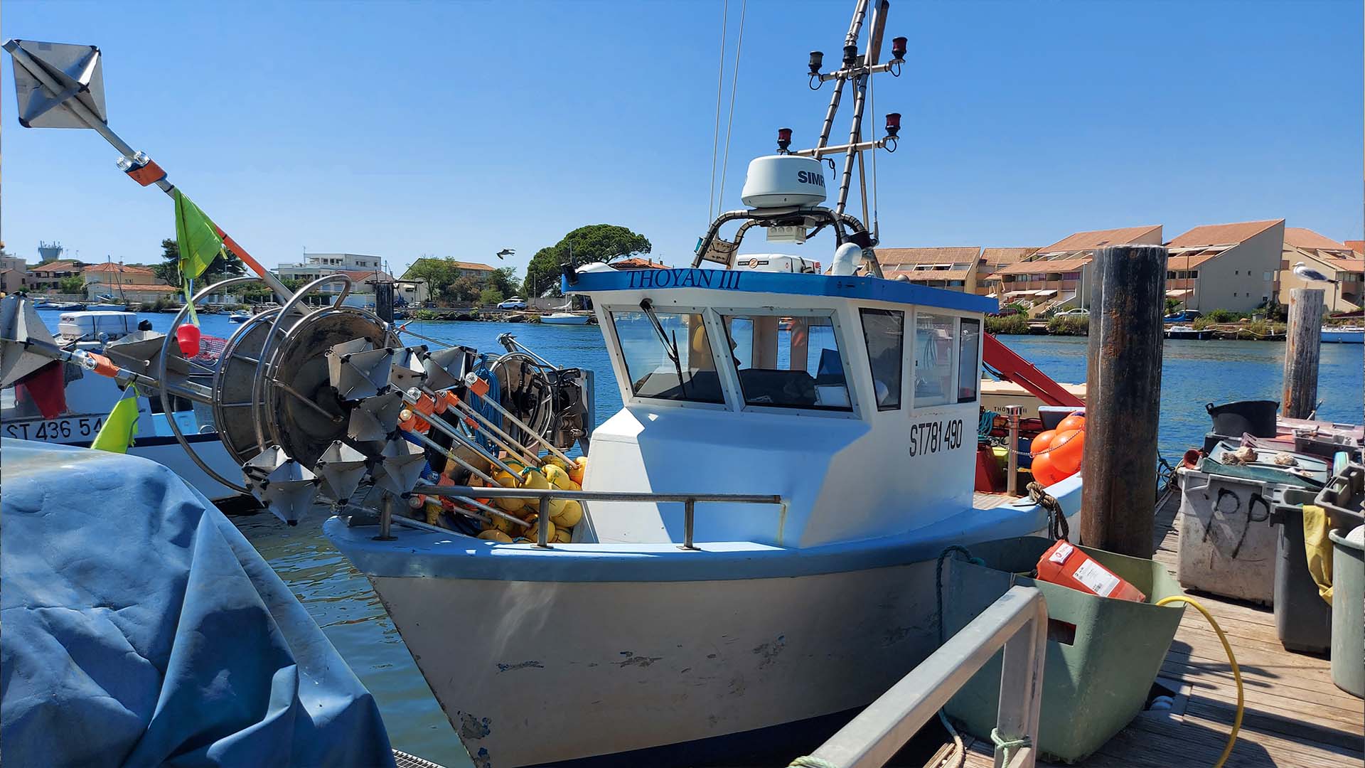 bateau de la pêcherie
