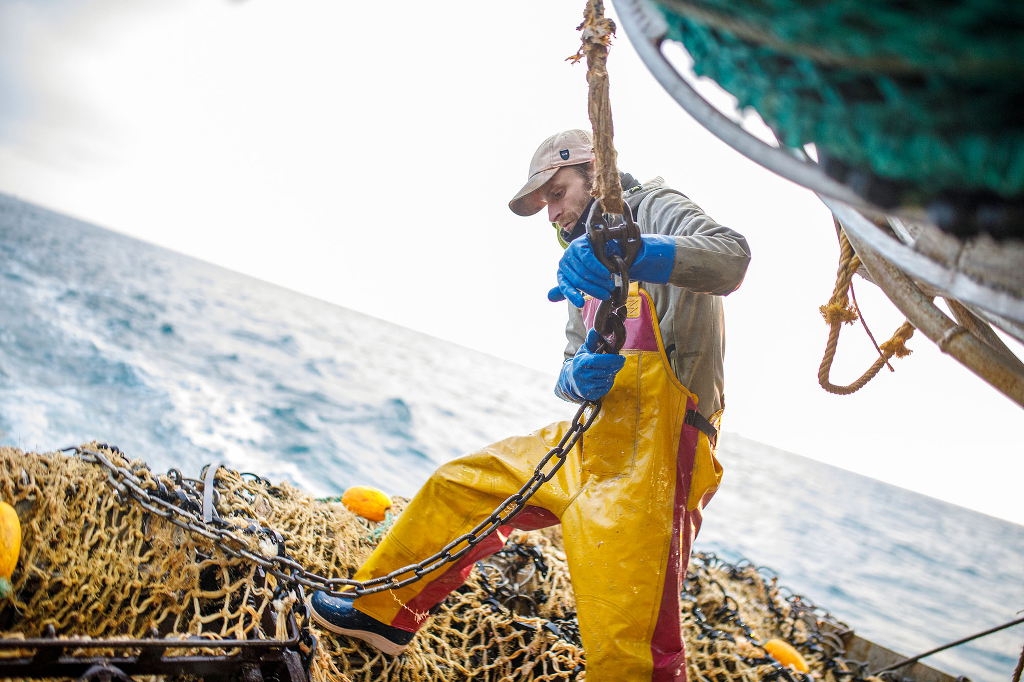 pecheur-sur-coquillard pêcheur sur un coquillard